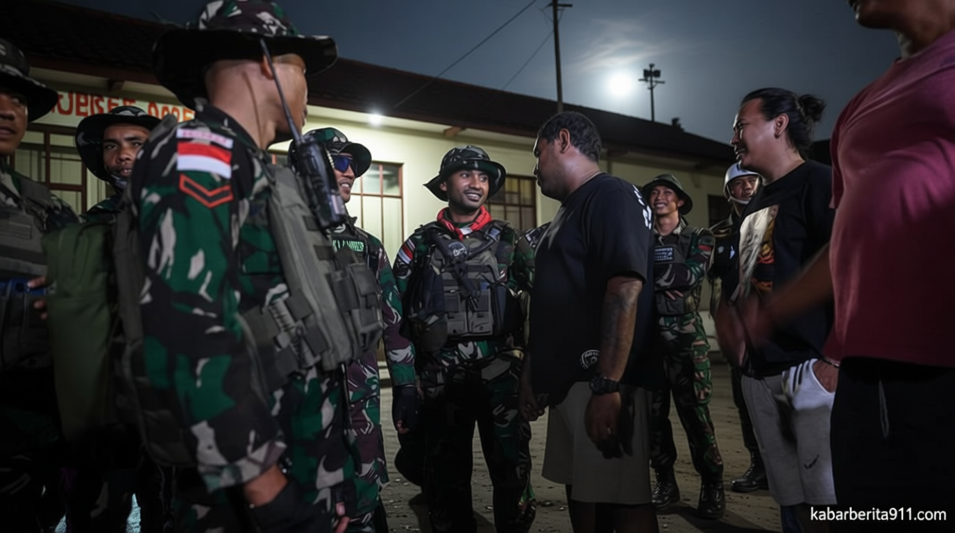 Historic Moment: TNI AD: Prajurit Bantu Buru Begal Bagian Operasi Militer Selain Perang