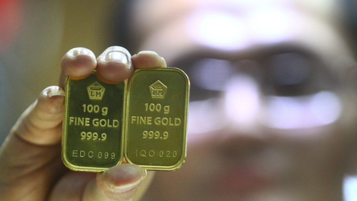 Harga Emas Antam Melejit Rp40 Ribu ke Rp2,859 Juta per Gram Pagi Ini