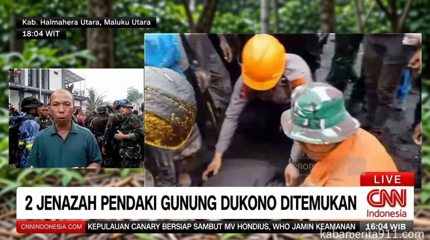 VIDEO: Tiga Korban Erupsi Gunung Dukono Ditemukan