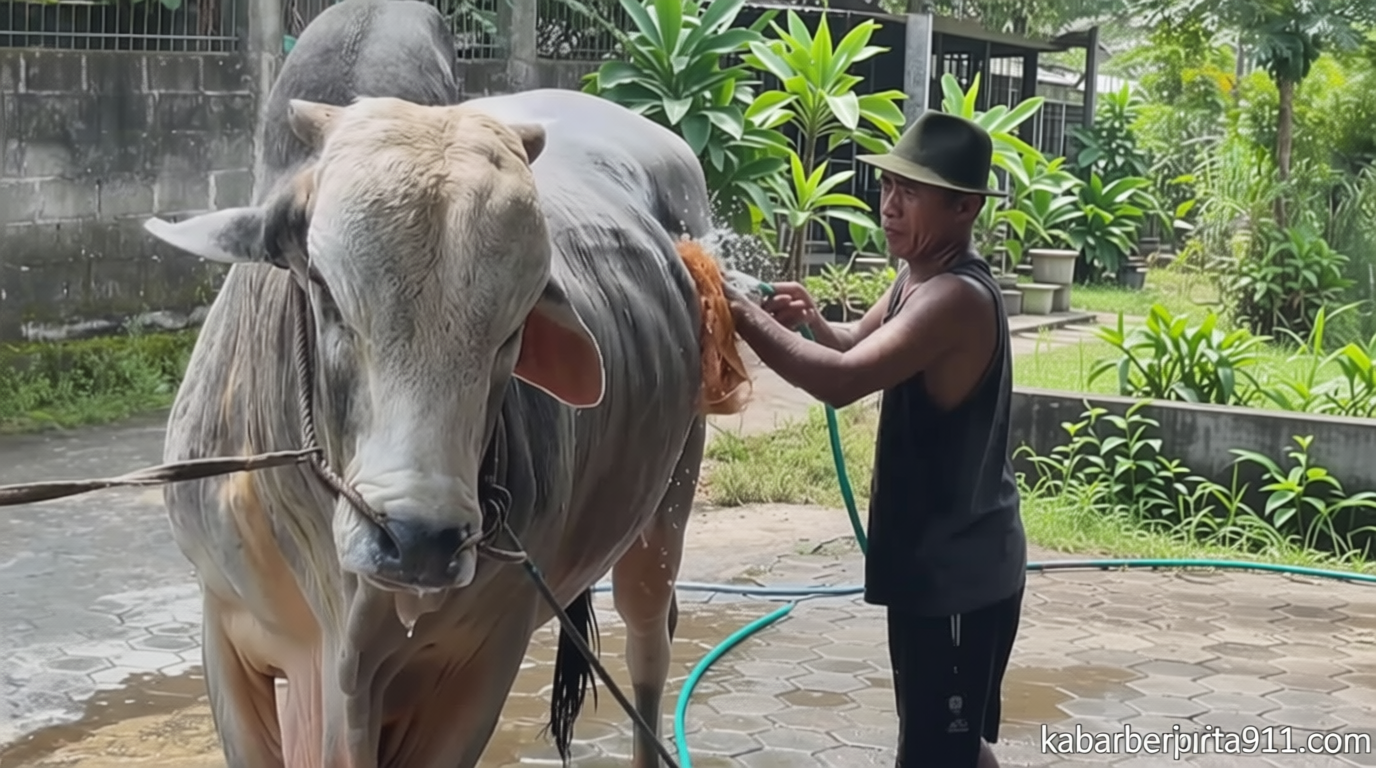 VIDEO: ‘Mbahiran’ – Sapi Hewan Kurban Presiden Prabowo