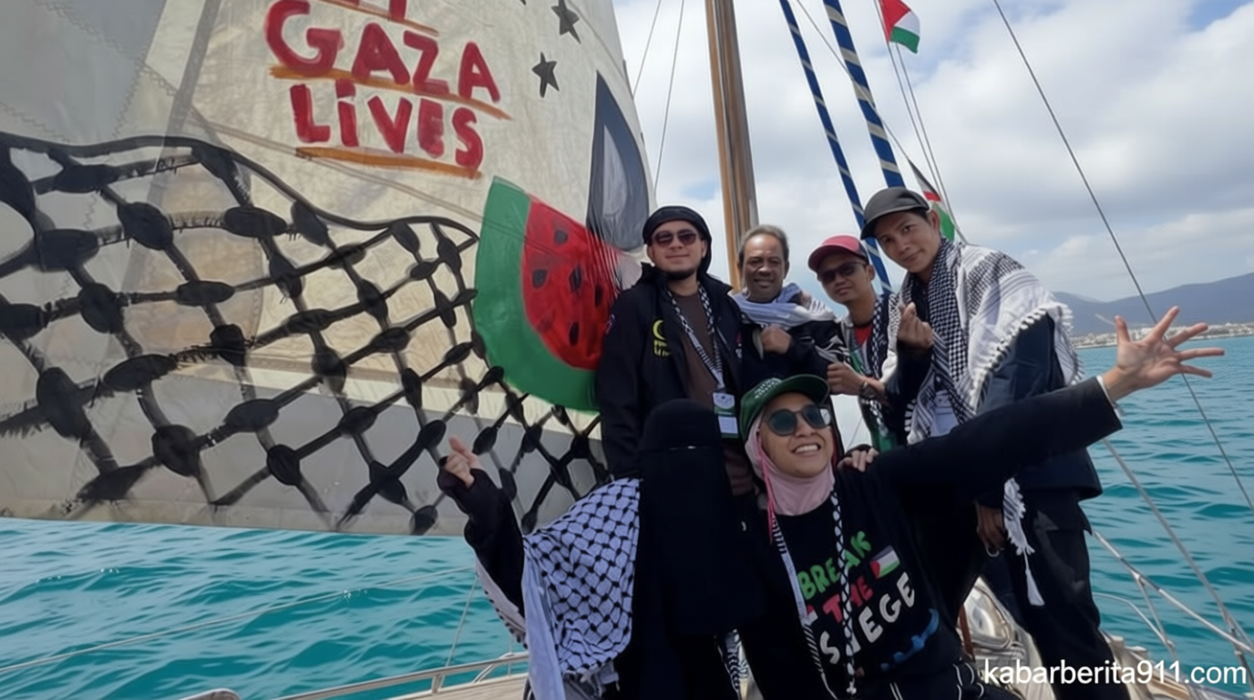 GPCI Ungkap Kronologi Israel Bajak-Culik Rombongan Kapal ke Gaza