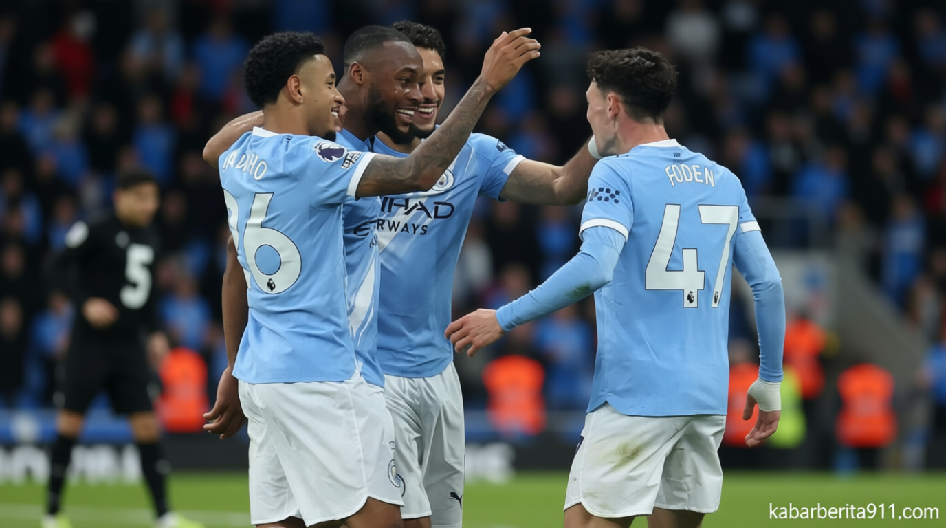 Hasil Liga Inggris: Man City Hajar Palace – Belum Menyerah Buru Arsenal