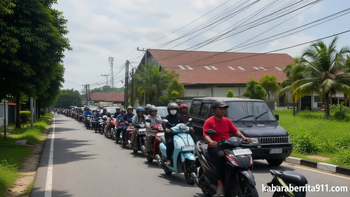 VIDEO: Ribuan Kendaraan Antre BBM – Ada Oknum yang Menimbun