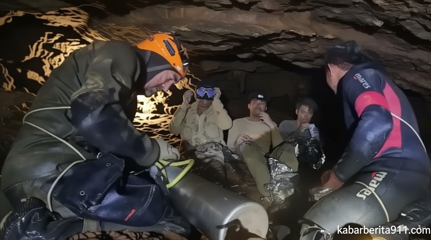7 Orang Terjebak di Gua Laos saat Cari Emas – 5 Berhasil Dievakuasi