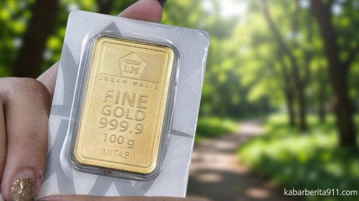 Harga Emas Antam Merosot Rp20 Ribu ke Rp2,819 Juta per Gram Hari Ini