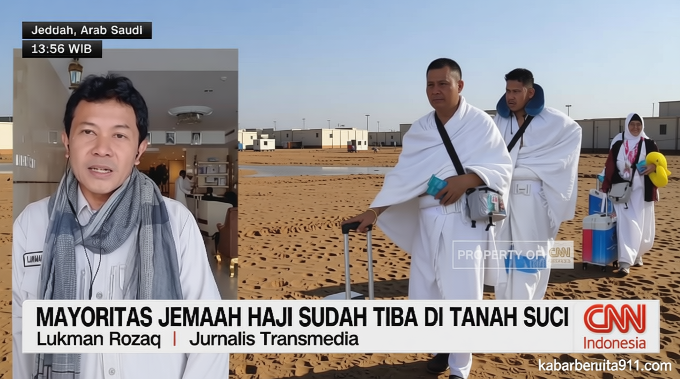 VIDEO: Mayoritas Jemaah Haji Sudah Tiba di Tanah Suci