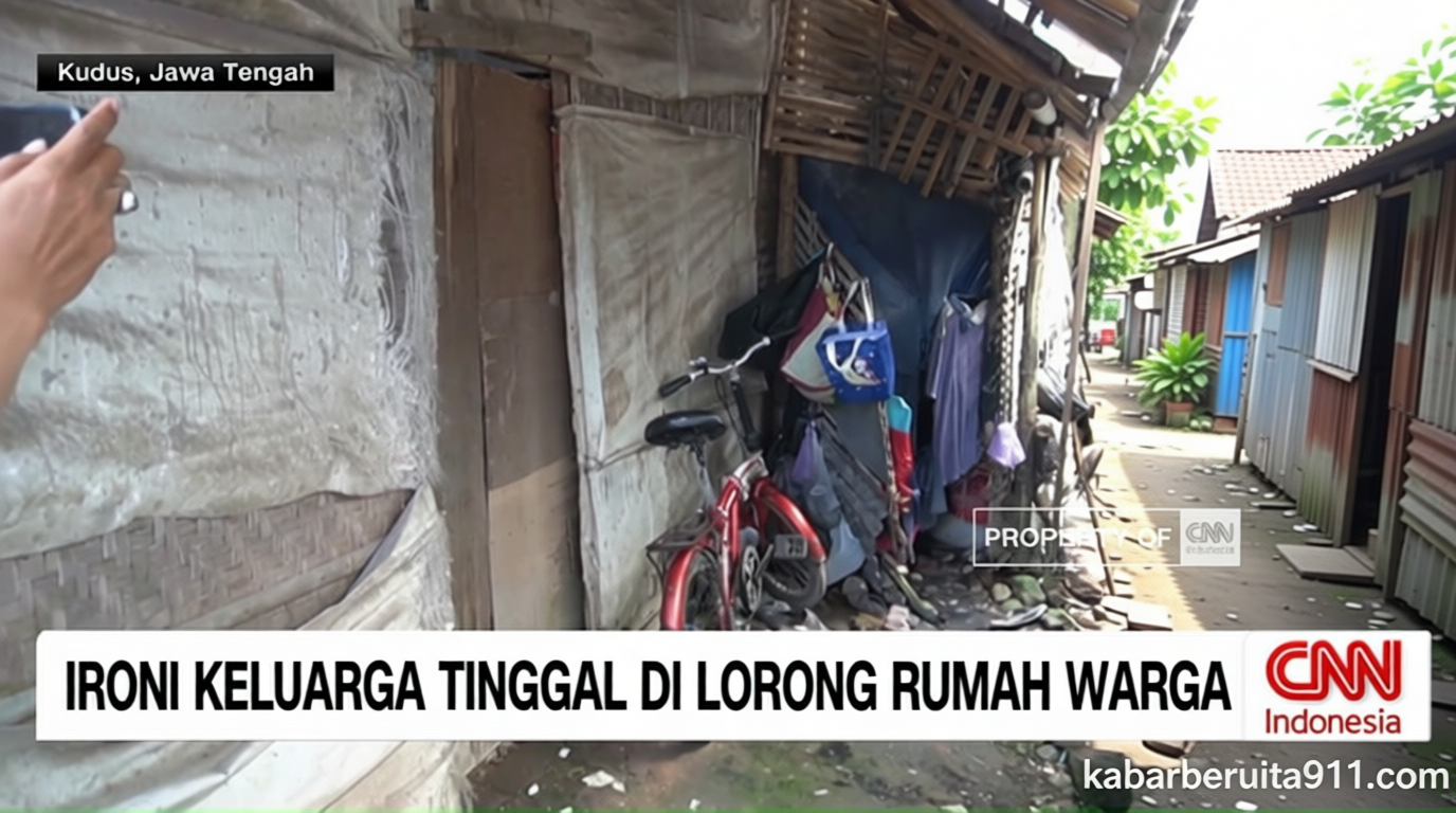 VIDEO: Ironi Keluarga Tinggal di Lorong Rumah Warga