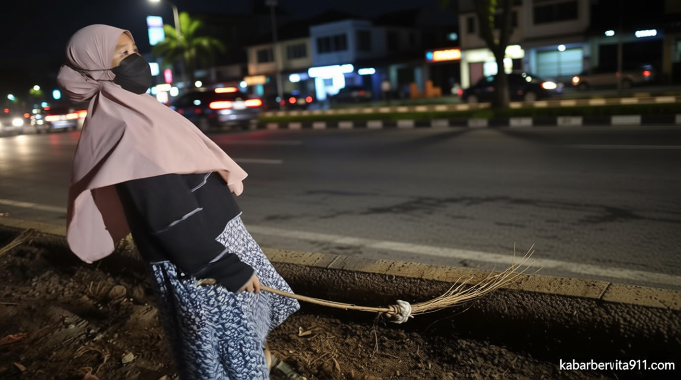 Penyapu Koin di Jembatan Kali Sewo Indramayu Tewas Tertabrak Kontainer