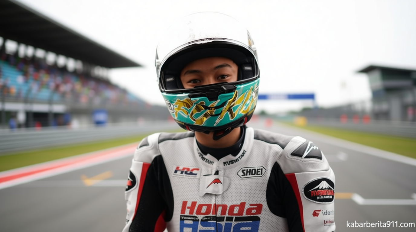 Veda Ega Akui Sempat Takut Jalani Balapan Basah di Moto3 Prancis
