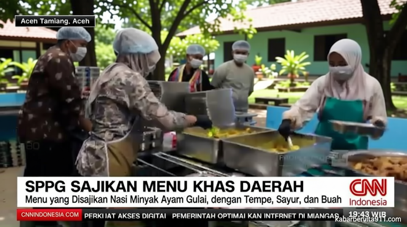 VIDEO: SPPG Sajikan Menu Khas Aceh Tamiang Untuk Penerima Manfaat