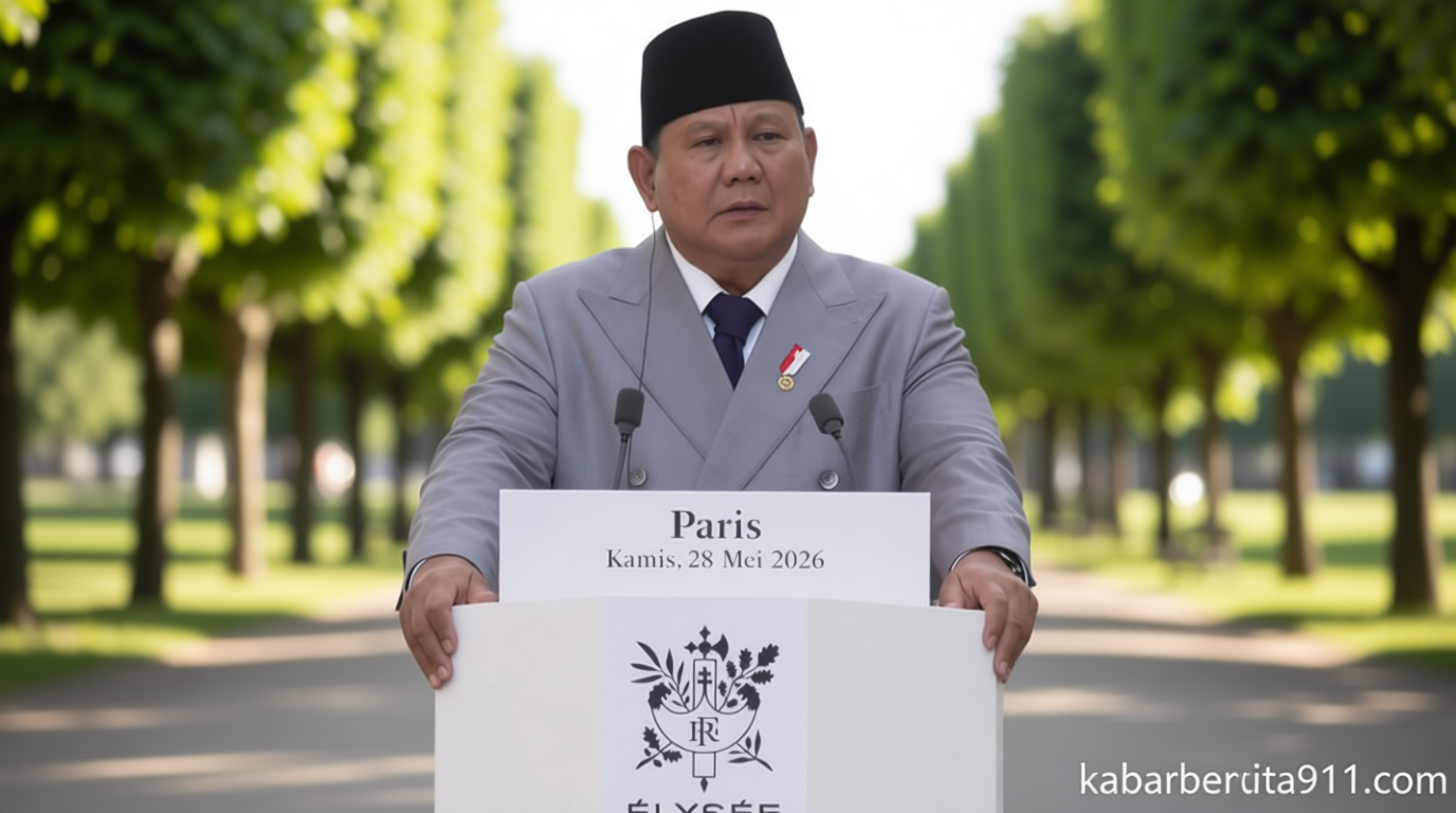 Bertemu Macron, Prabowo Dorong Solusi Dua Negara untuk Palestina