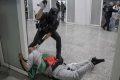 FOTO: Aktivis GSF Lepas dari Penjara Israel, Digebuk Polisi Spanyol