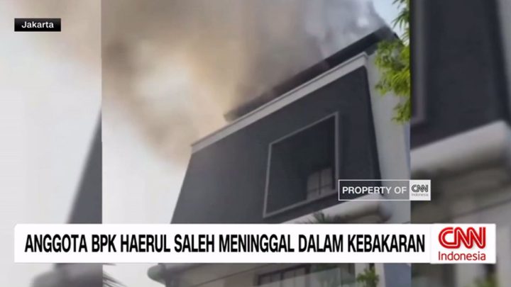 VIDEO: Anggota BPK Haerul Saleh Meninggal dalam Kebakaran