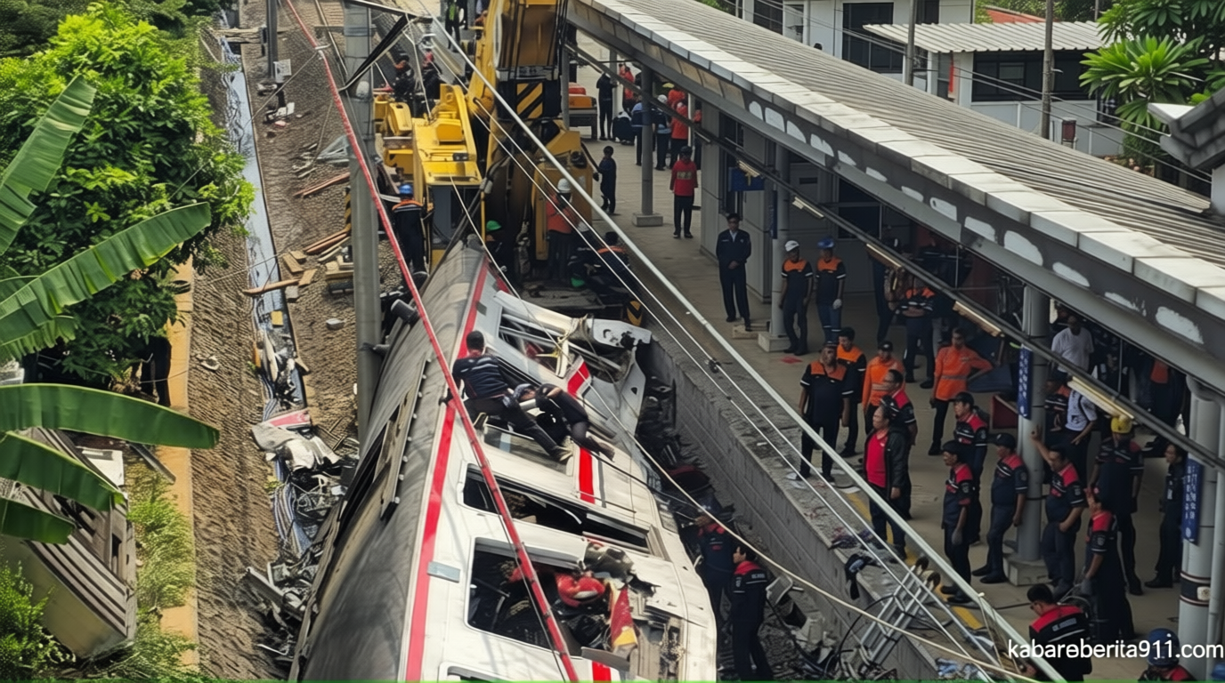 Important News: Polisi Dalami Voice Logger-Sistem Sinyal Usut Kecelakaan Kereta Bekasi