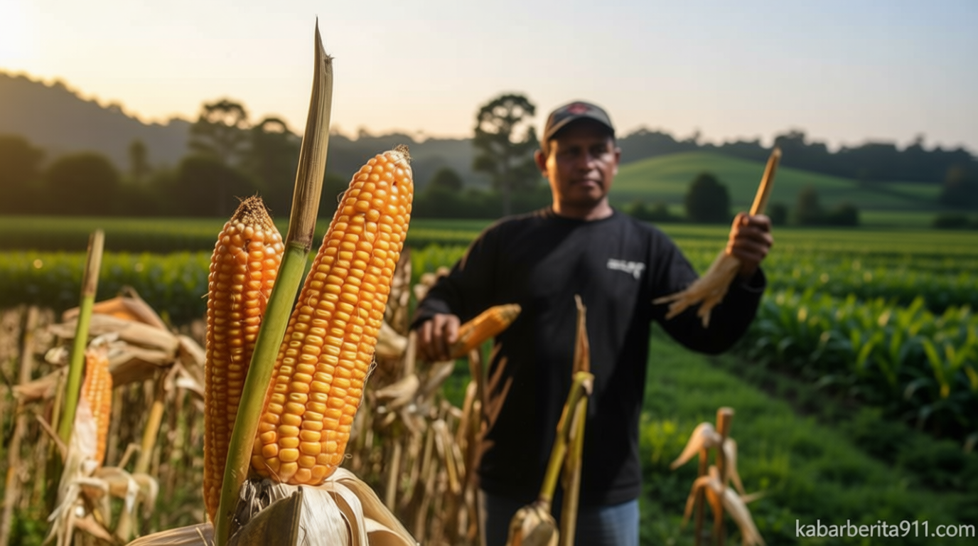 FOTO: Jibaku Kejar Target Serap Satu Juta Ton Jagung