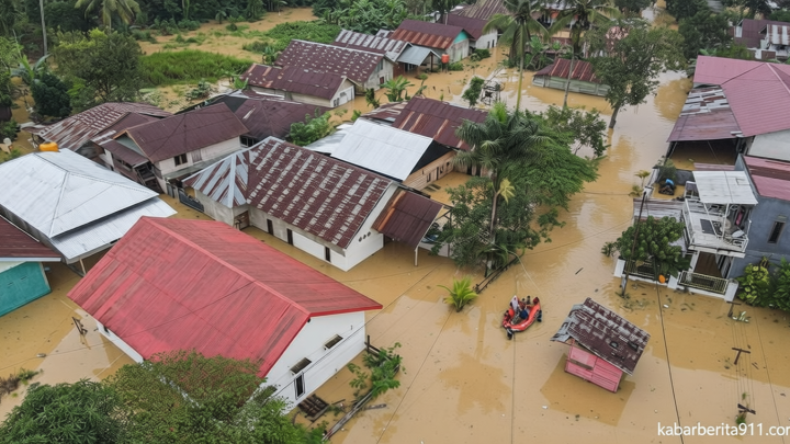 Banjir Kepung Kendari: Satu Anak Meninggal – Ratusan Rumah Terendam