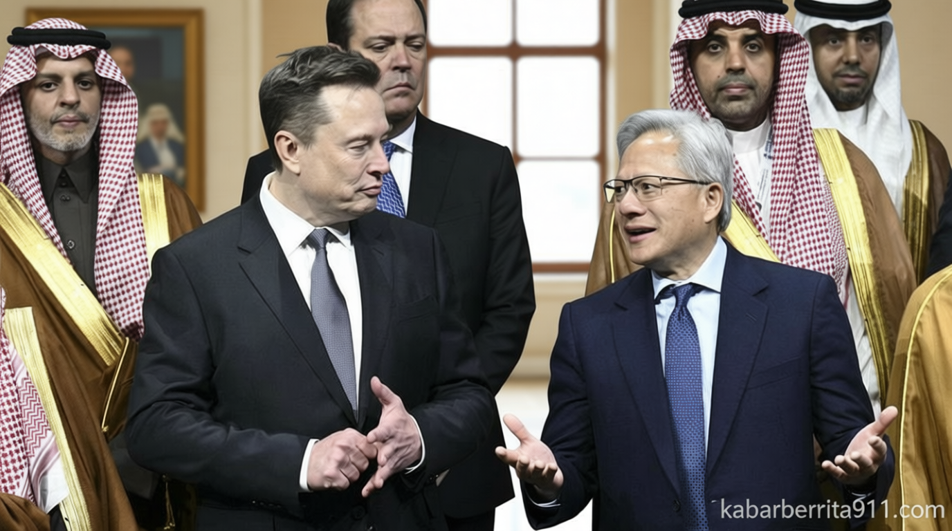 CEO Nvidia hingga Elon Musk Ikut Trump ke Beijing, Bahas EV dan AI?