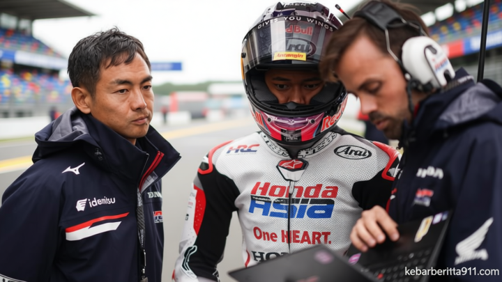 Bos Honda Team Asia Beber Ancaman Veda Ega di Moto3 Catalunya