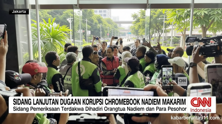 VIDEO: Sidang Dugaan Korupsi Chromebook Nadiem Makarim Kembali Digelar