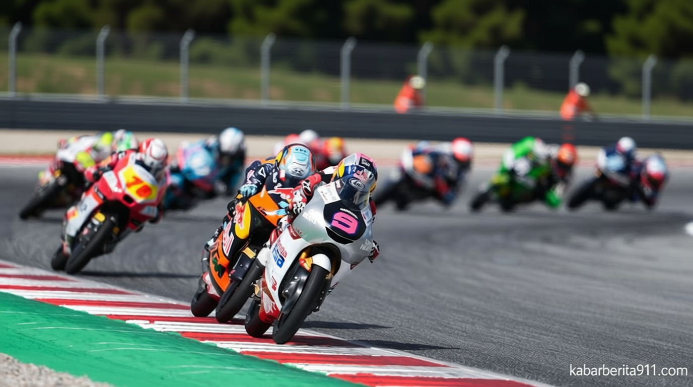 Media Italia Sebut Veda Ega yang Terbaik di Moto3 Catalunya