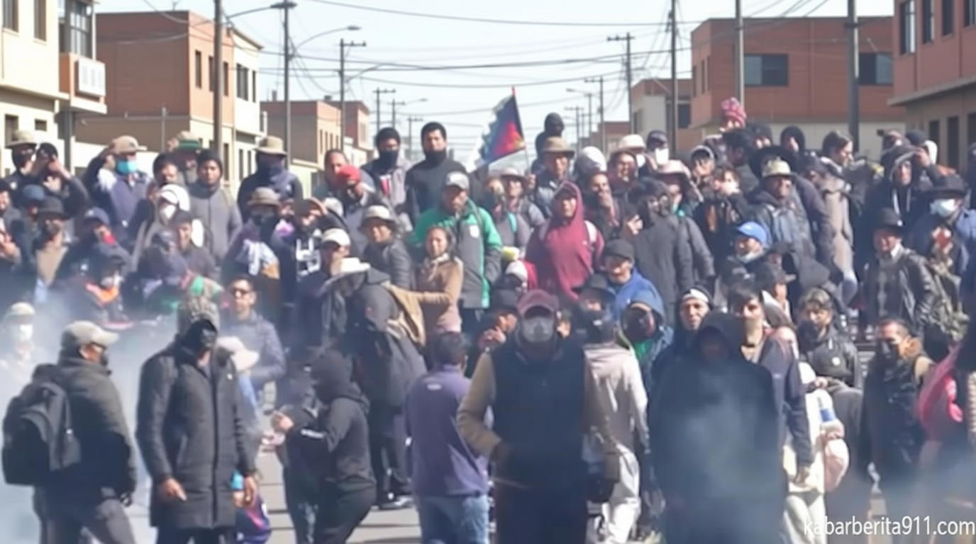 Penampakan Ricuh Demo Tuntut Presiden Bolivia Mundur