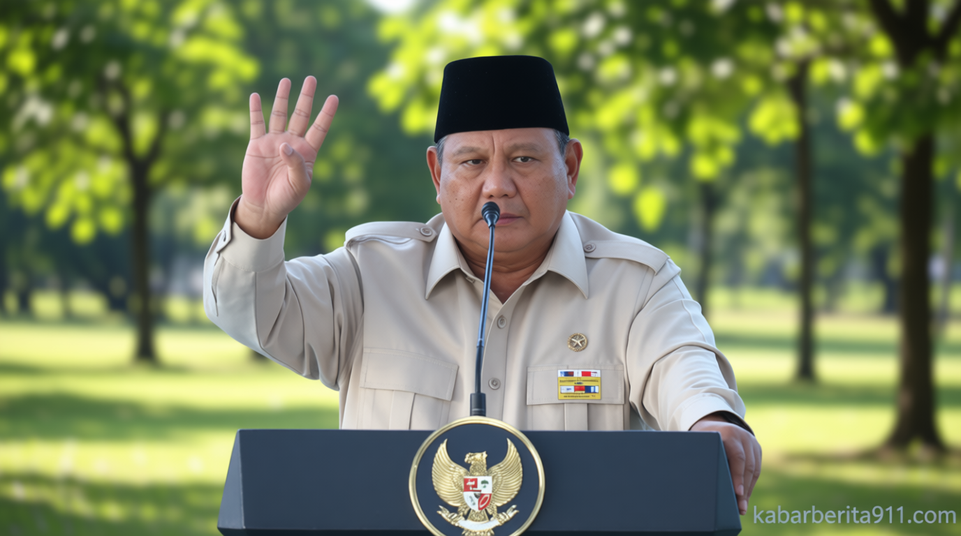 Important News: Prabowo Gebrak Podium saat Resmikan Koperasi: Kita Bukan Bangsa Kalah