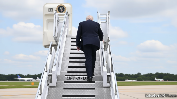 Special Plan: Pulang ke AS, Rombongan Trump Buang Semua Barang dari China