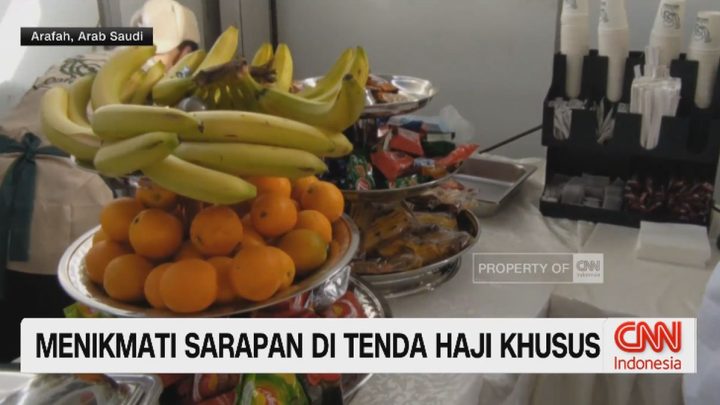 VIDEO: Menikmati Sarapan di Tenda Haji Khusus