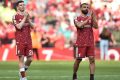 FOTO: Salam Perpisahan Salah dan Robertson untuk Liverpool di Anfield