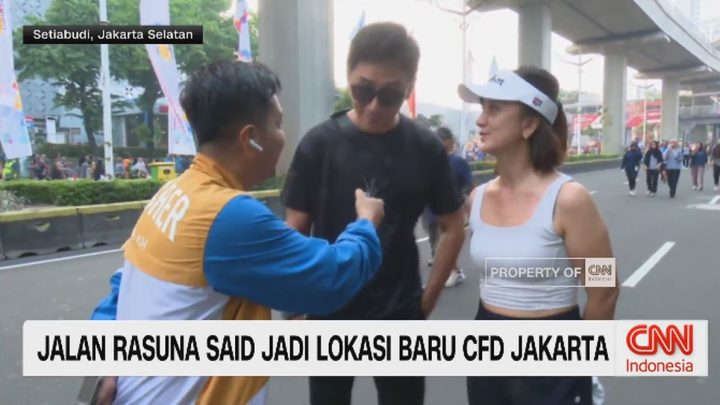 VIDEO: CFD Baru di Rasuna Said Dipadati Warga Jakarta