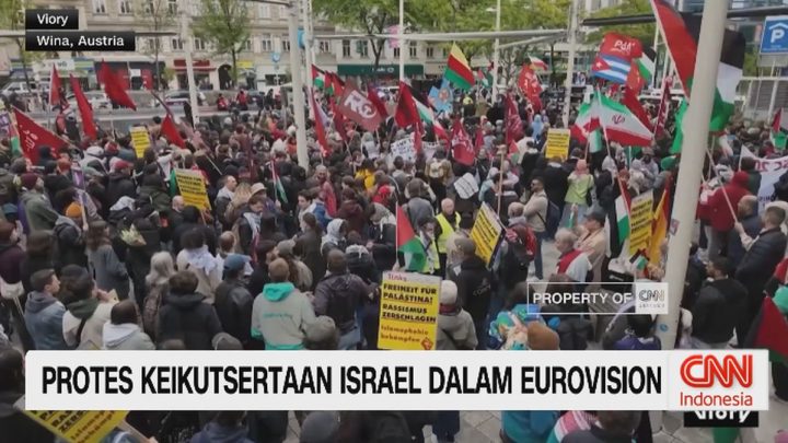 VIDEO: Protes keikutsertaan Israel Dalam Eurovision