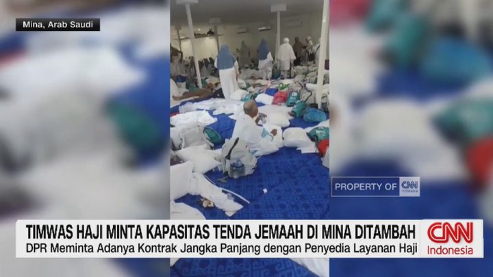 VIDEO: Timwas Haji Kapasitas Tenda Jemaah di Mina Ditambah