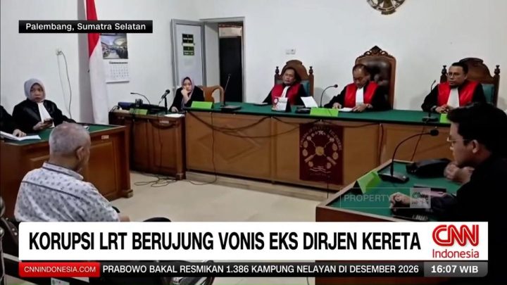 VIDEO: Eks Dirjen Kereta Divonis 8,5 Tahun Penjara Kasus Korupsi LRT