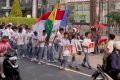 What Happened During: SMA di Yogyakarta Rayakan Kelulusan dengan Longmars dan Bakti Sosial