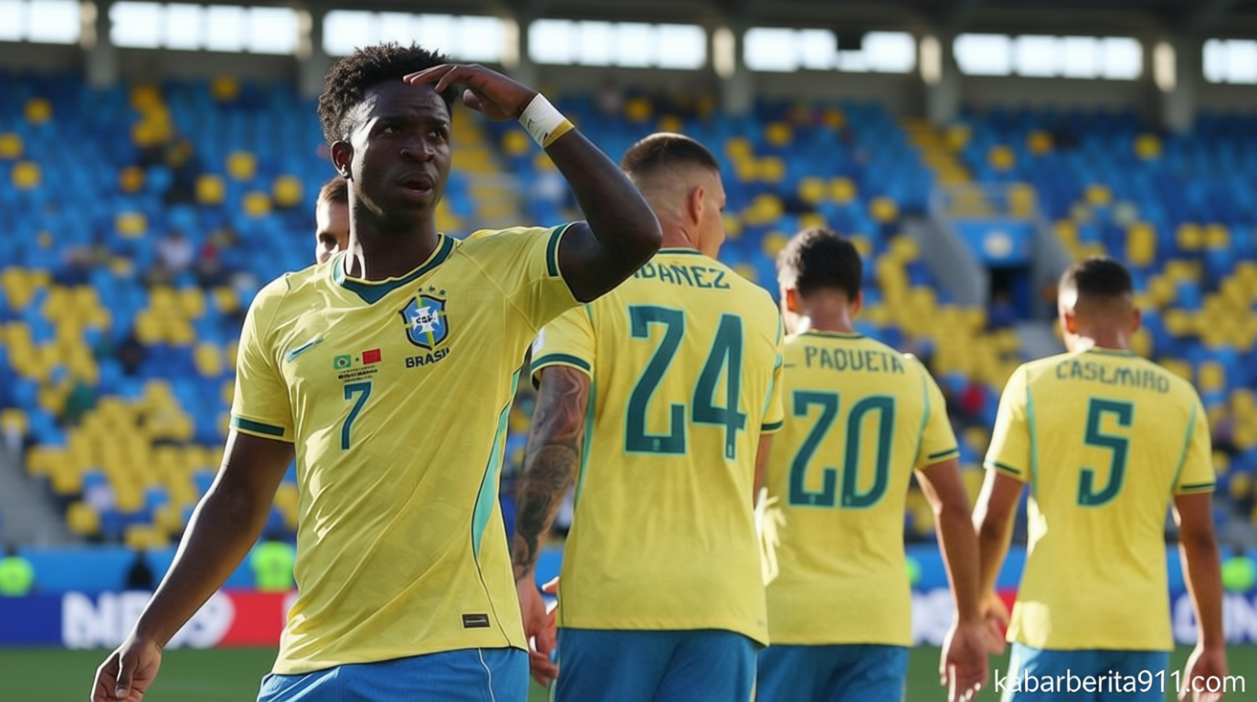 Vinicius: Brasil Mulai Pertandingan dengan Sangat Buruk