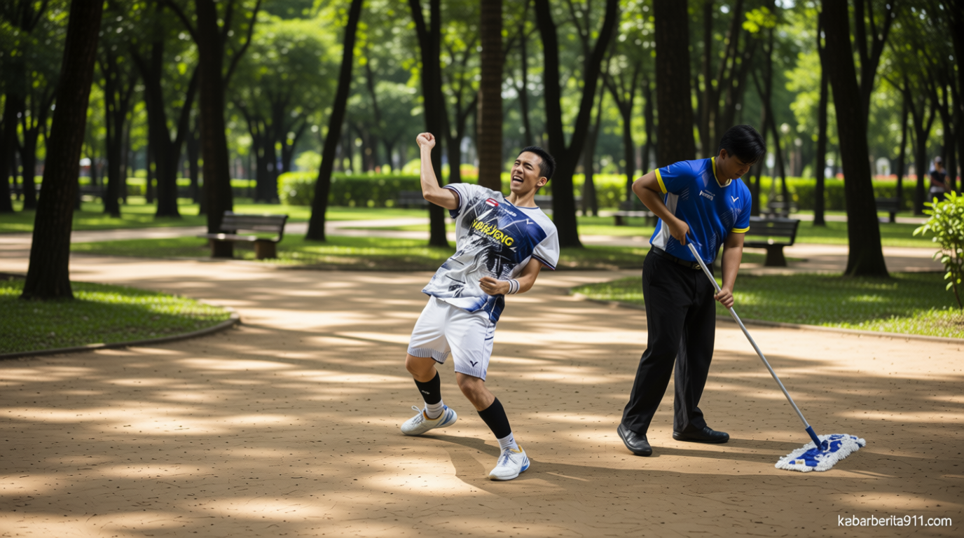 FOTO: Jonatan Menuju Final Pertama di Indonesia Open