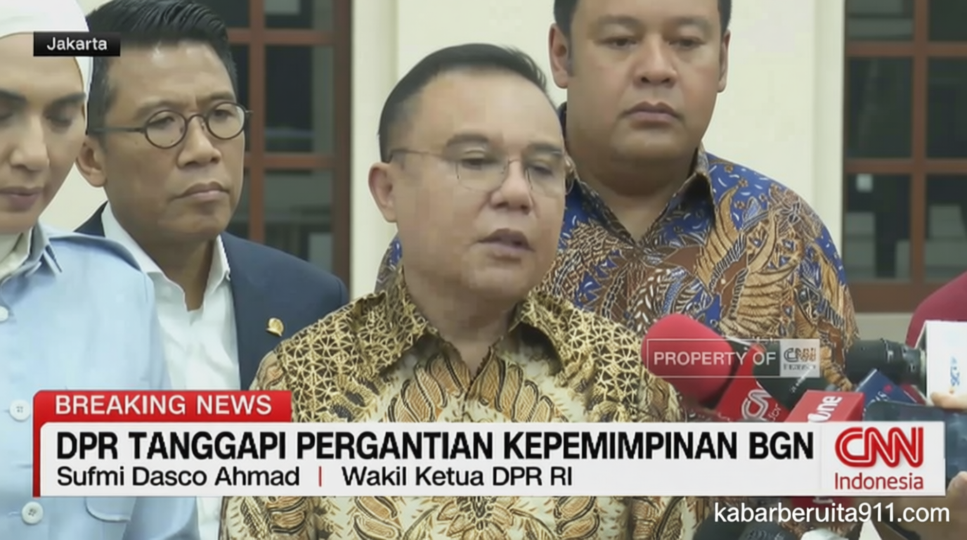 Official Announcement: VIDEO: DPR Tanggapi Pergantian Kepemimpinan BGN