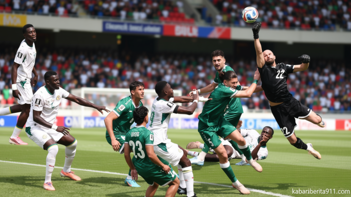 Main Agenda: Hasil Piala Dunia: 10 Pemain Irak Jadi Bulan-bulanan Senegal 5-0