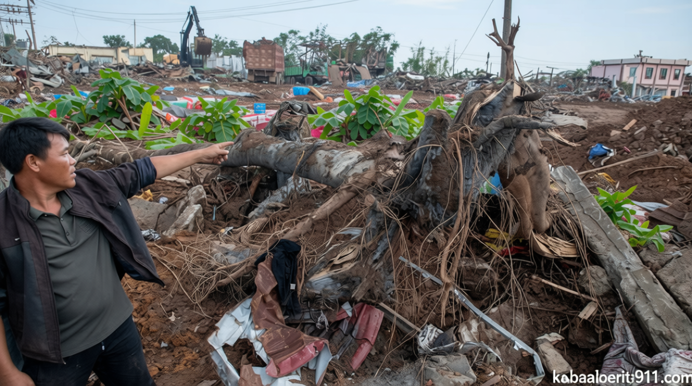 FOTO: Ledakan di Gudang Amunisi Pemberontak Myanmar – Puluhan Tewas