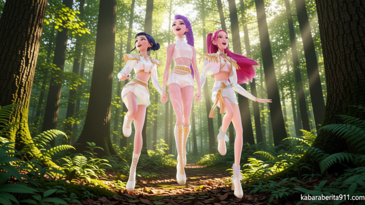 KPop Demon Hunters Sukses Naik Satu Peringkat Netflix di Pekan ke-50