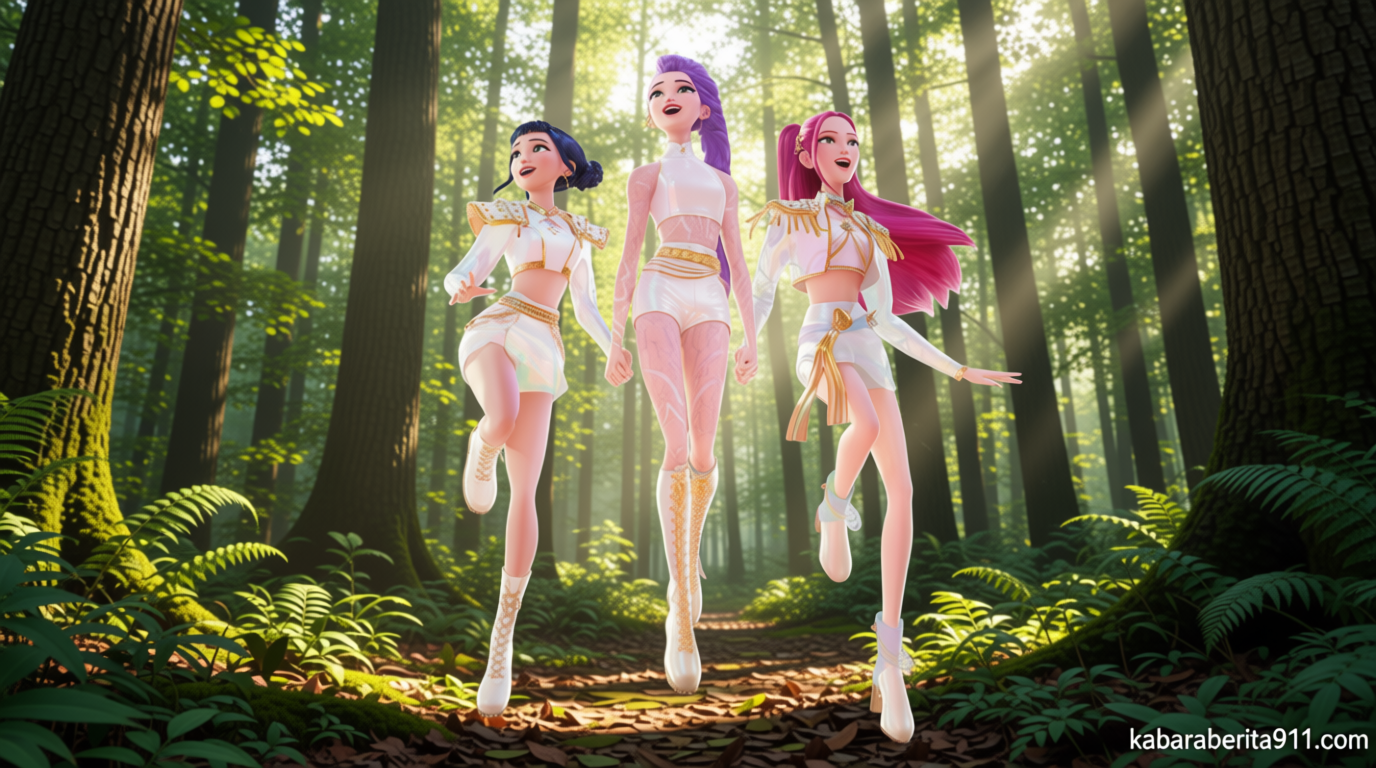 KPop Demon Hunters Sukses Naik Satu Peringkat Netflix di Pekan ke-50