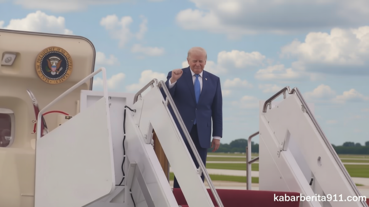 VIDEO: Trump Pamer Pesawat Baru – Kado Dari Qatar