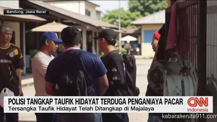 VIDEO: Polisi Tangkap Taufik Hidayat Terduga Penganiaya Pacar