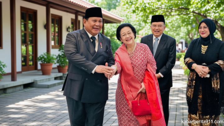 Key Discussion: Prabowo & Megawati Akrab di Hari Lahir Pancasila, Jokowi Absen Upacara