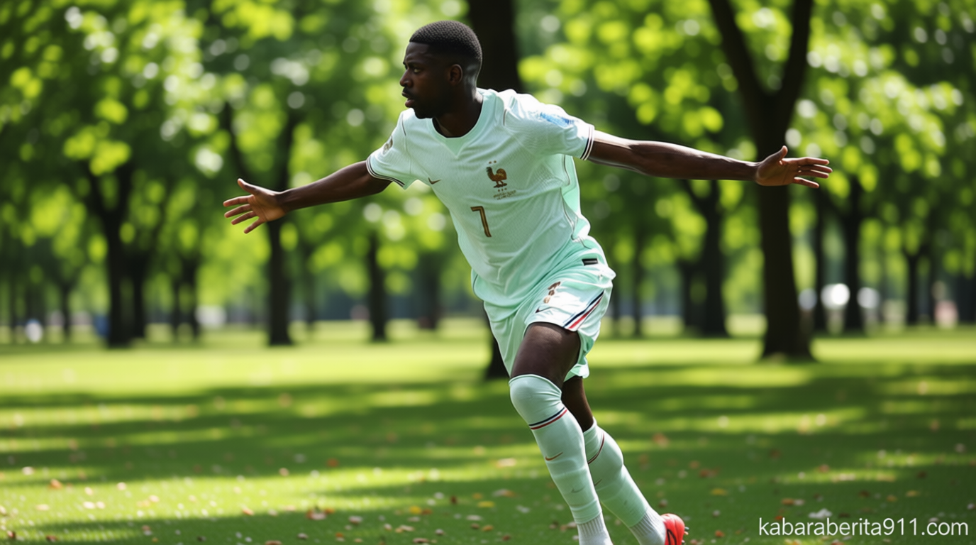 Babak I: Dembele Hattrick – Prancis Unggul 3-1