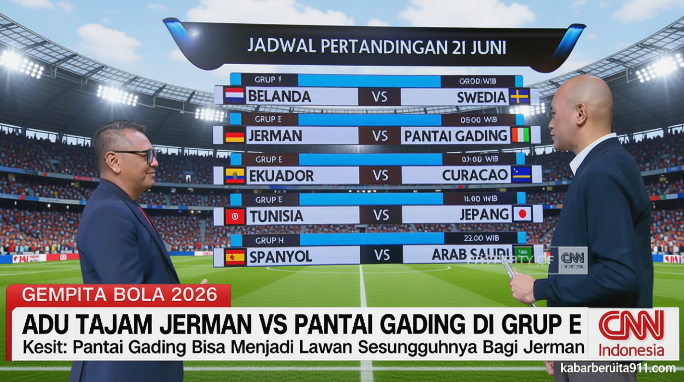 VIDEO: Jerman-Belanda di Ujung Tanduk! Grup F Piala Dunia 2026 Memanas