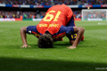 Sujud Syukur Lamine Yamal usai Cetak Gol Pertama di Piala Dunia