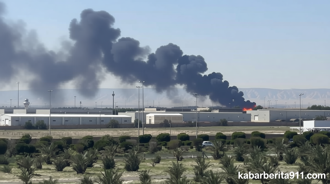 Serangan Iran ke Kuwait, Satu Orang Tewas & 60 Luka-luka