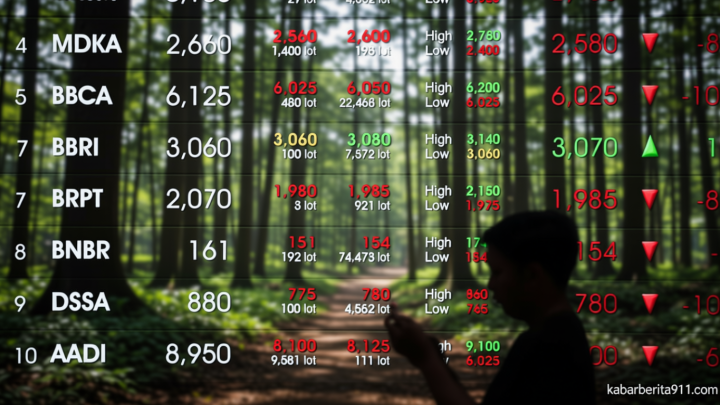 IHSG Ambrol ke Level 6.048 Pagi Ini – 555 Saham Babak Belur