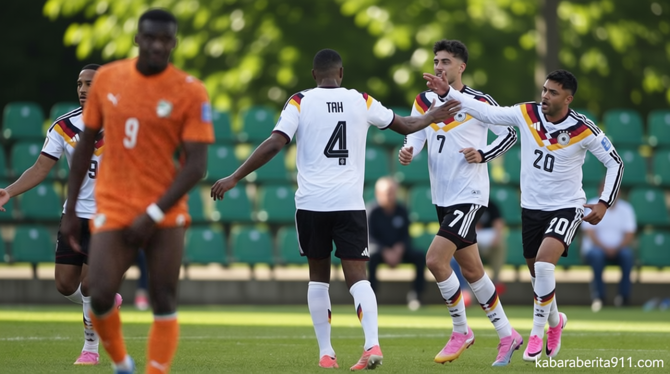 Hasil Piala Dunia: Dramatis – Gol Telat Jerman Hajar Pantai Gading